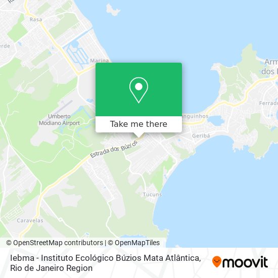 Iebma - Instituto Ecológico Búzios Mata Atlântica map