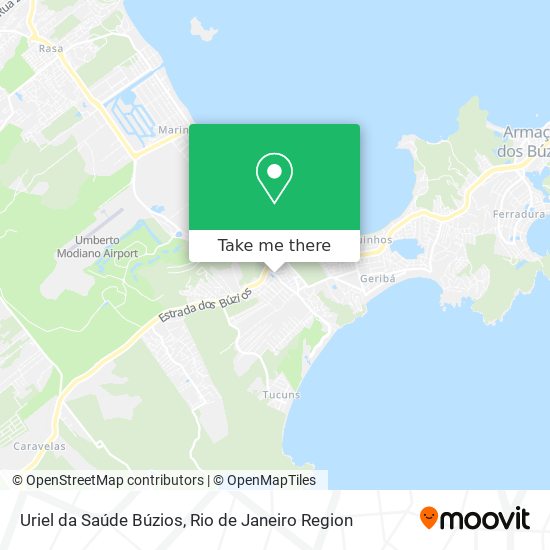 Uriel da Saúde Búzios map