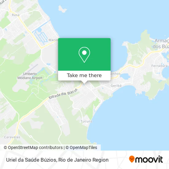 Uriel da Saúde Búzios map