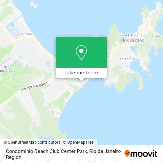Condominio Beach Club Center Park map