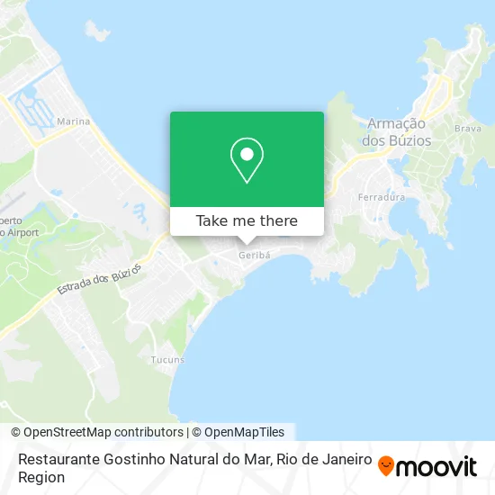 Restaurante Gostinho Natural do Mar map