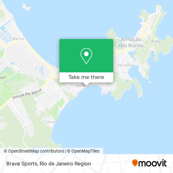 Bravø Sports map