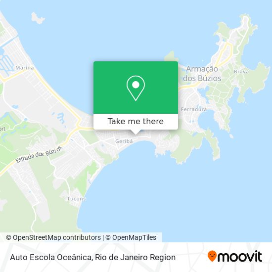 Mapa Auto Escola Oceânica