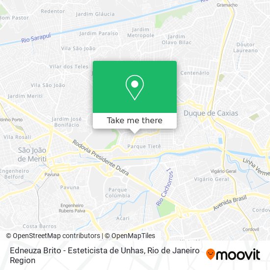 Edneuza Brito - Esteticista de Unhas map