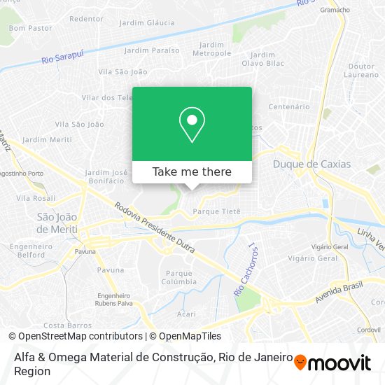 Alfa & Omega Material de Construção map