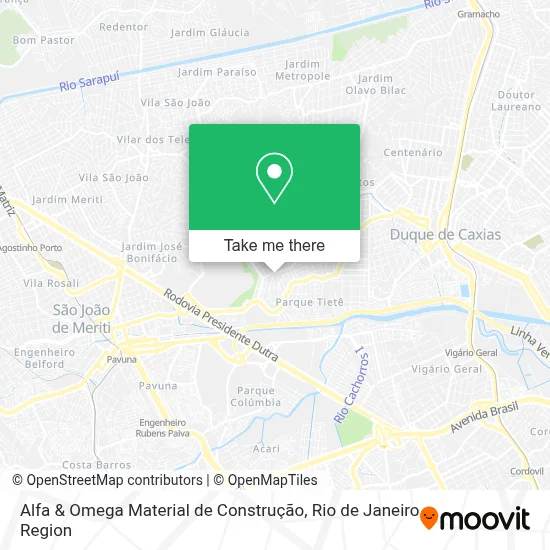 Alfa & Omega Material de Construção map