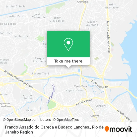 Frango Assado do Careca e Budeco Lanches. map