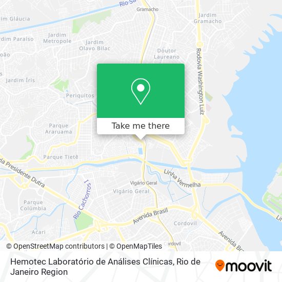 Hemotec Laboratório de Análises Clínicas map