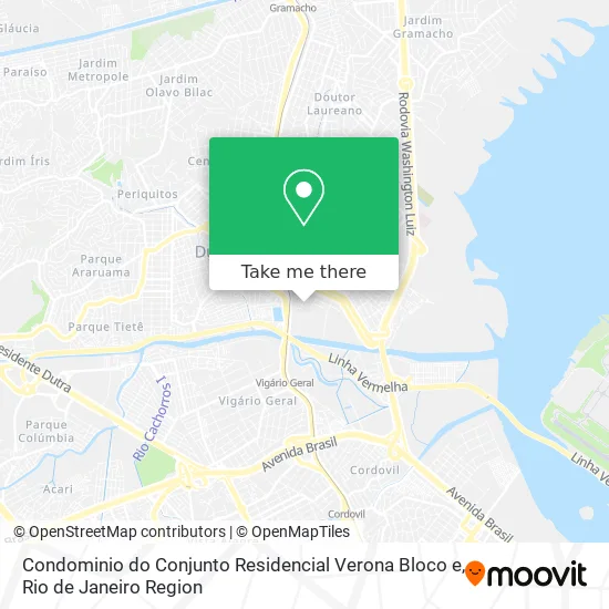 Condominio do Conjunto Residencial Verona Bloco e map