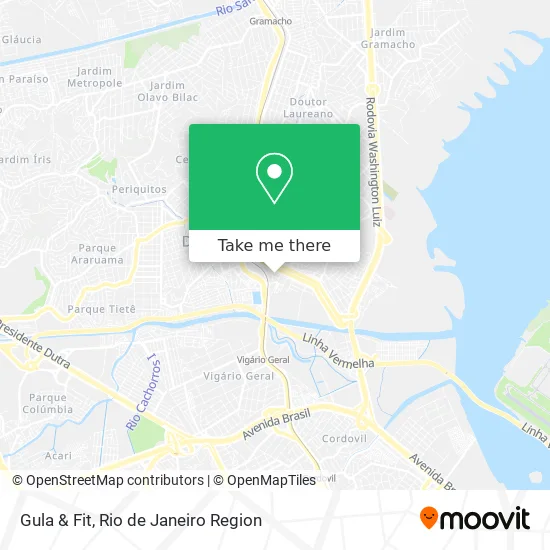 Gula & Fit map
