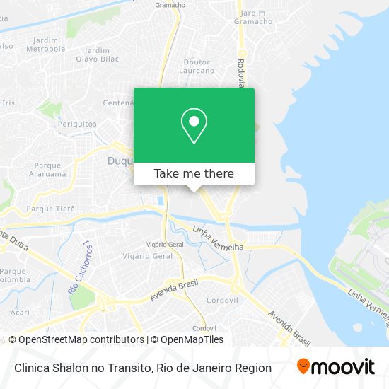 Clinica Shalon no Transito map