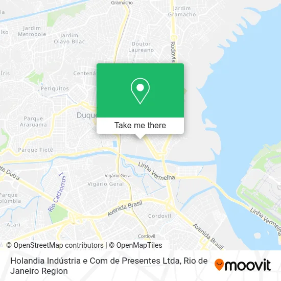 Holandia Indústria e Com de Presentes Ltda map