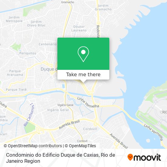Mapa Condominio do Edificio Duque de Caxias