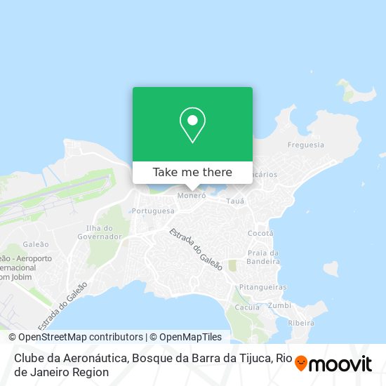Clube da Aeronáutica, Bosque da Barra da Tijuca map
