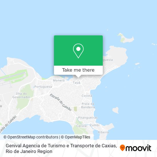 Mapa Genival Agencia de Turismo e Transporte de Caxias