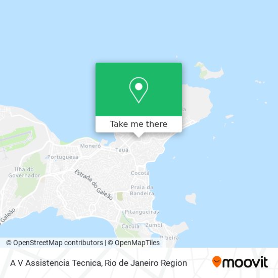 A V Assistencia Tecnica map
