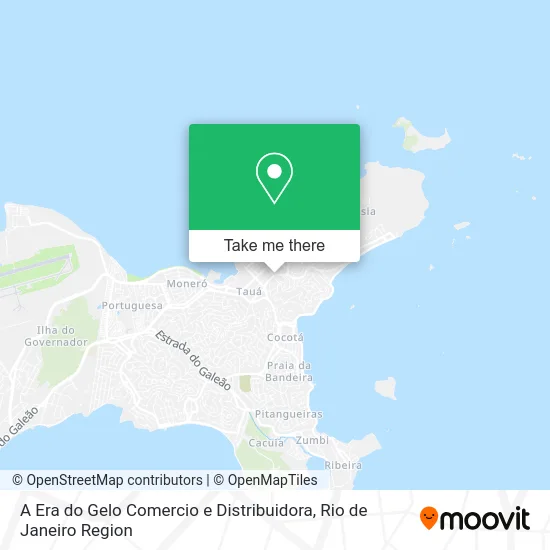 A Era do Gelo Comercio e Distribuidora map