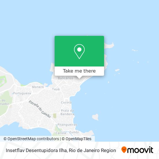 Mapa Insetflav Desentupidora Ilha