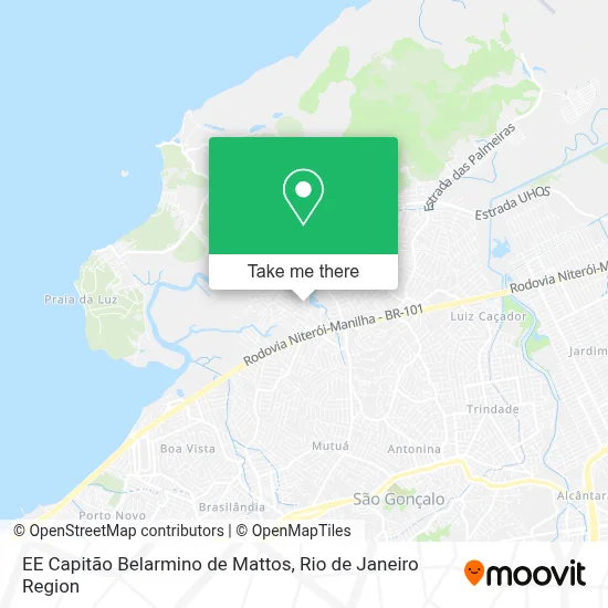 EE Capitão Belarmino de Mattos map