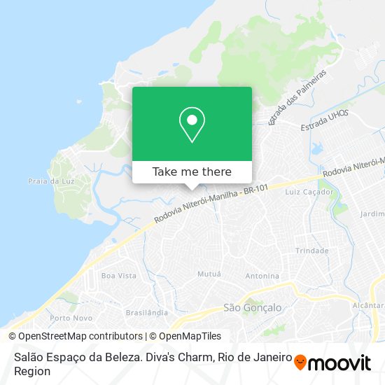 Salão Espaço da Beleza. Diva's Charm map