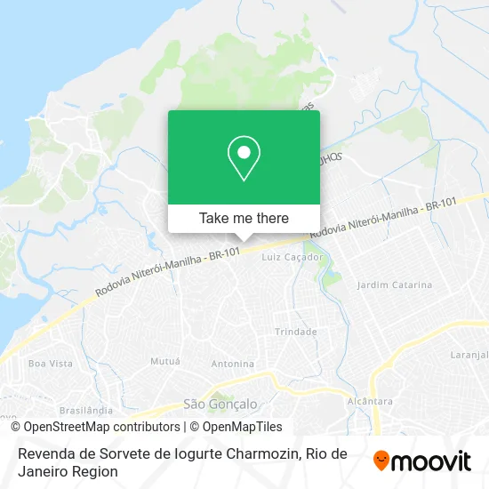 Revenda de Sorvete de Iogurte Charmozin map