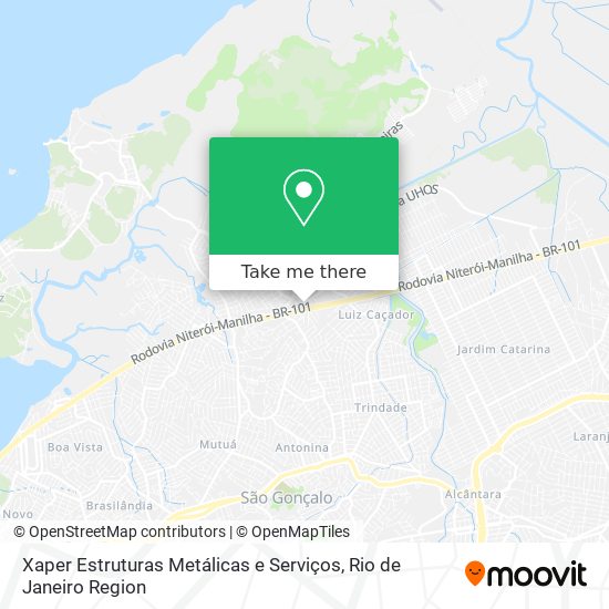 Xaper Estruturas Metálicas e Serviços map