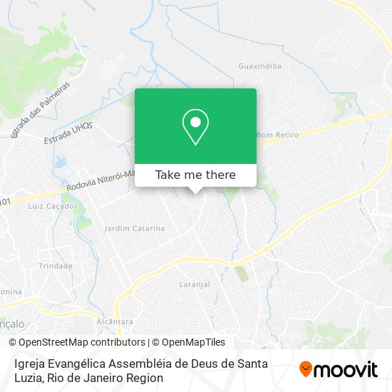 Igreja Evangélica Assembléia de Deus de Santa Luzia map