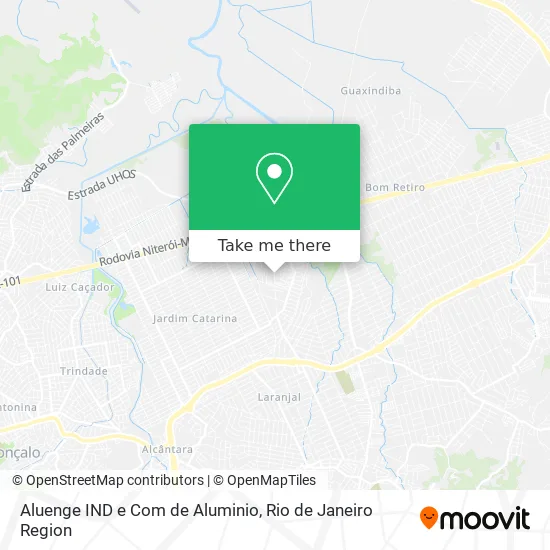 Aluenge IND e Com de Aluminio map