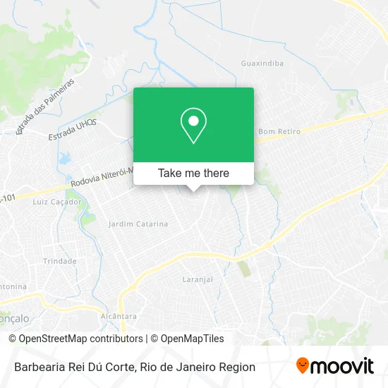 Barbearia Rei Dú Corte map