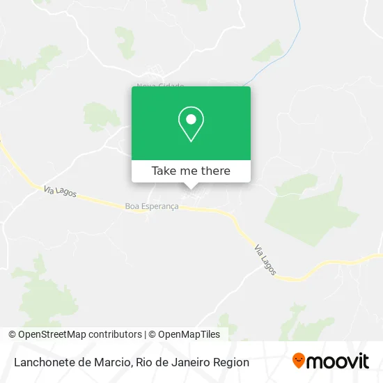 Lanchonete de Marcio map