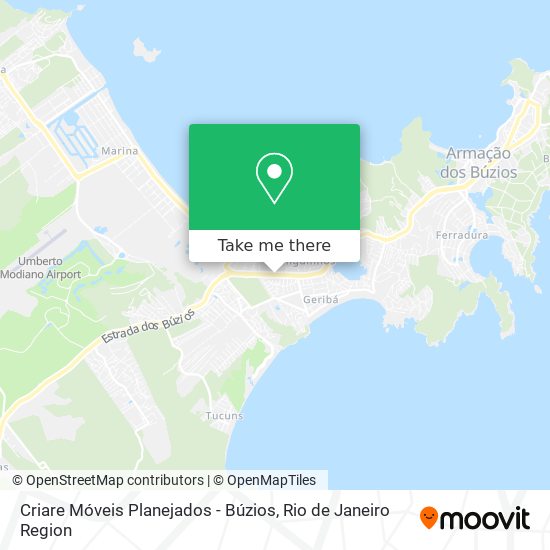 Criare Móveis Planejados - Búzios map