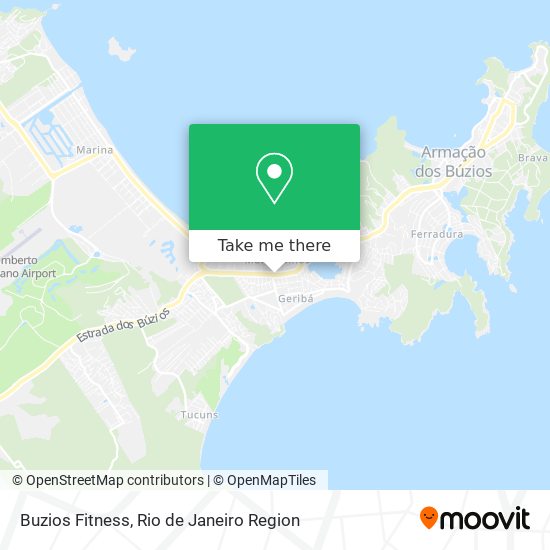 Buzios Fitness map