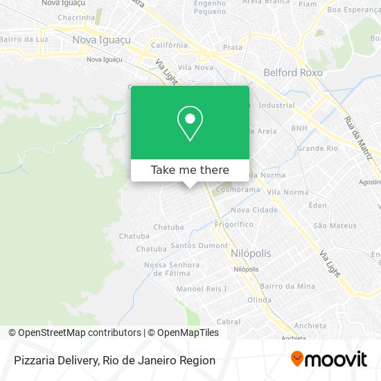 Mapa Pizzaria Delivery