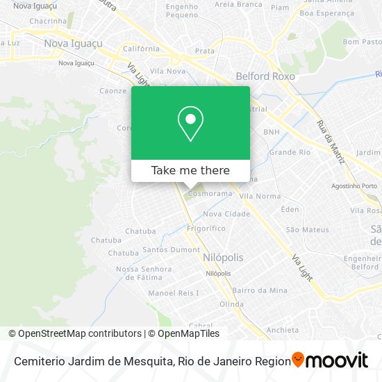Cemiterio Jardim de Mesquita map