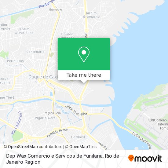 Mapa Dep Wax Comercio e Servicos de Funilaria