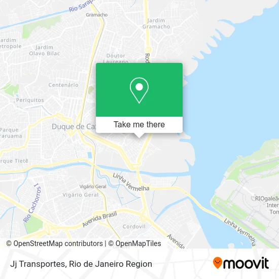 Jj Transportes map