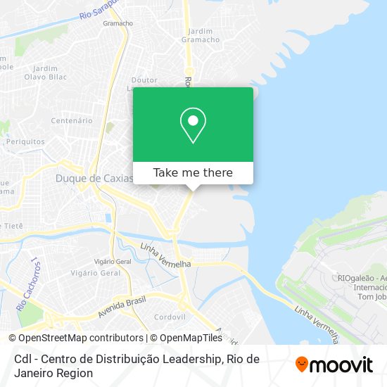 Cdl - Centro de Distribuição Leadership map