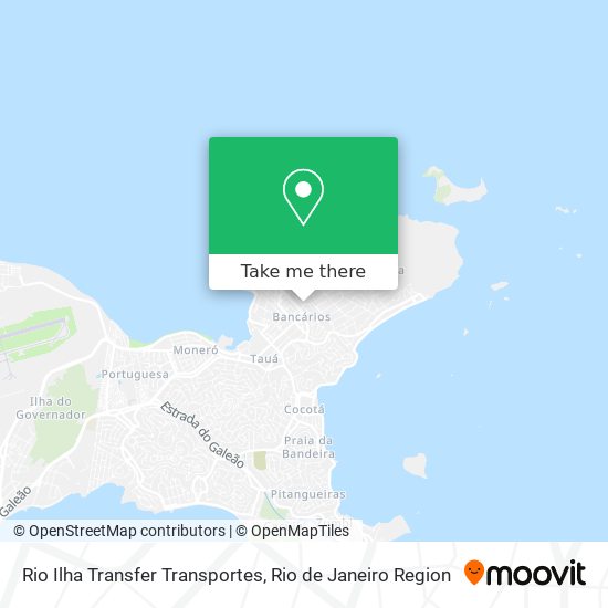 Mapa Rio Ilha Transfer Transportes