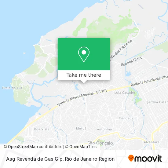 Asg Revenda de Gas Glp map