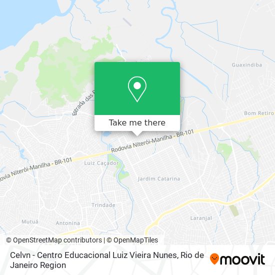 Celvn - Centro Educacional Luiz Vieira Nunes map