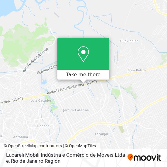 Mapa Lucareli Mobili Indústria e Comércio de Móveis Ltda-e