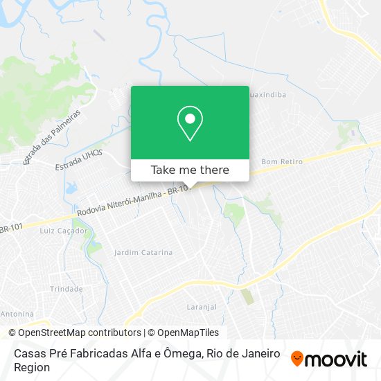 Casas Pré Fabricadas Alfa e Ômega map