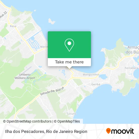 Ilha dos Pescadores map