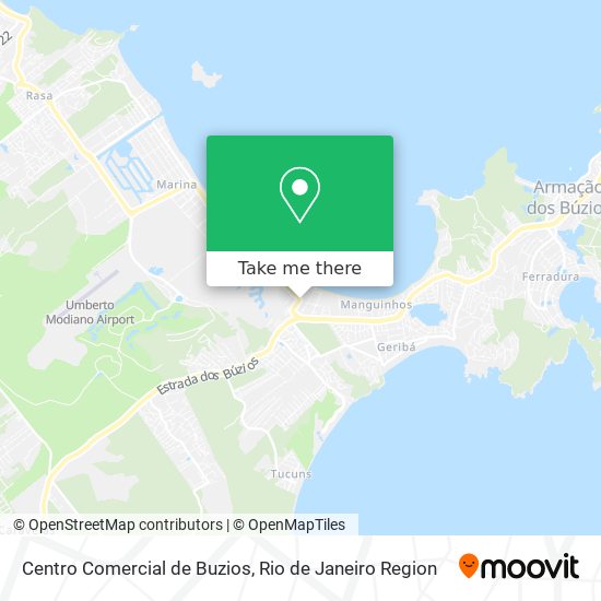 Centro Comercial de Buzios map