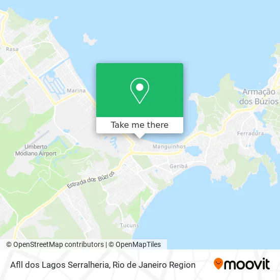 Afll dos Lagos Serralheria map