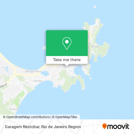 Garagem Restobar map