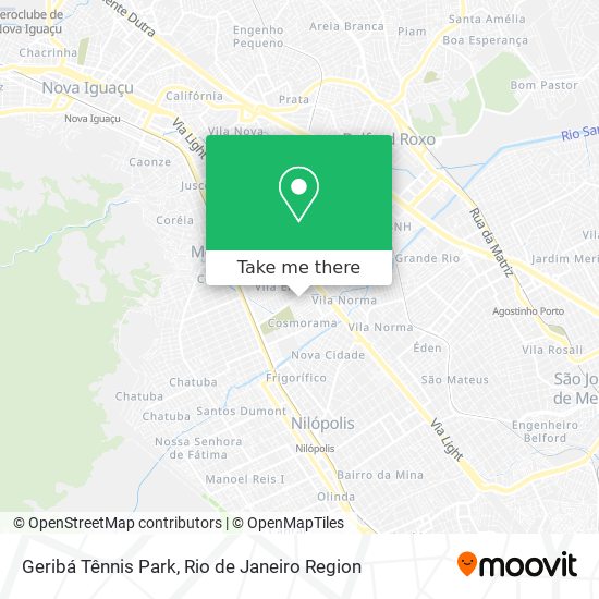 Geribá Tênnis Park map