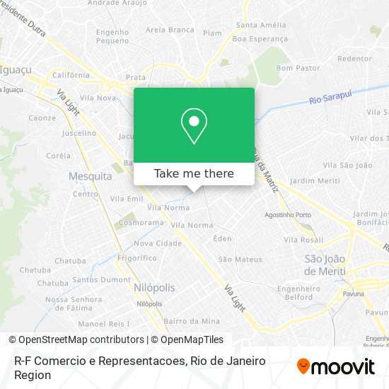 R-F Comercio e Representacoes map