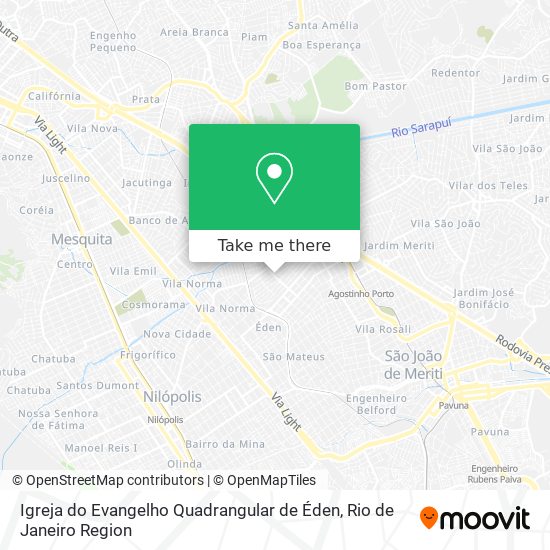 Igreja do Evangelho Quadrangular de Éden map