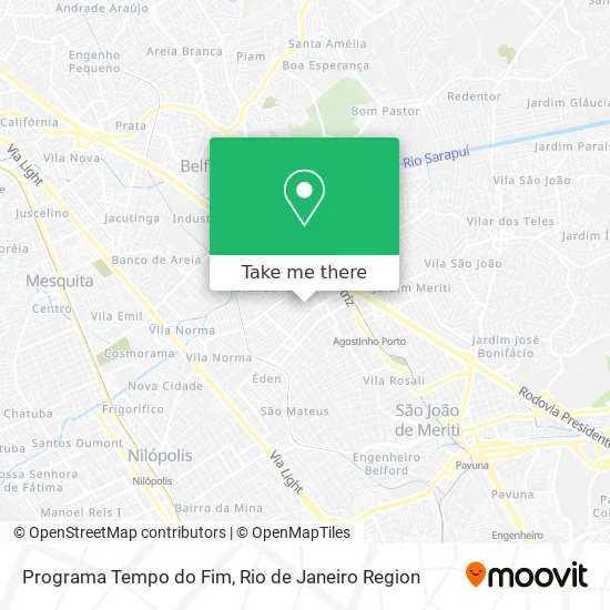 Programa Tempo do Fim map